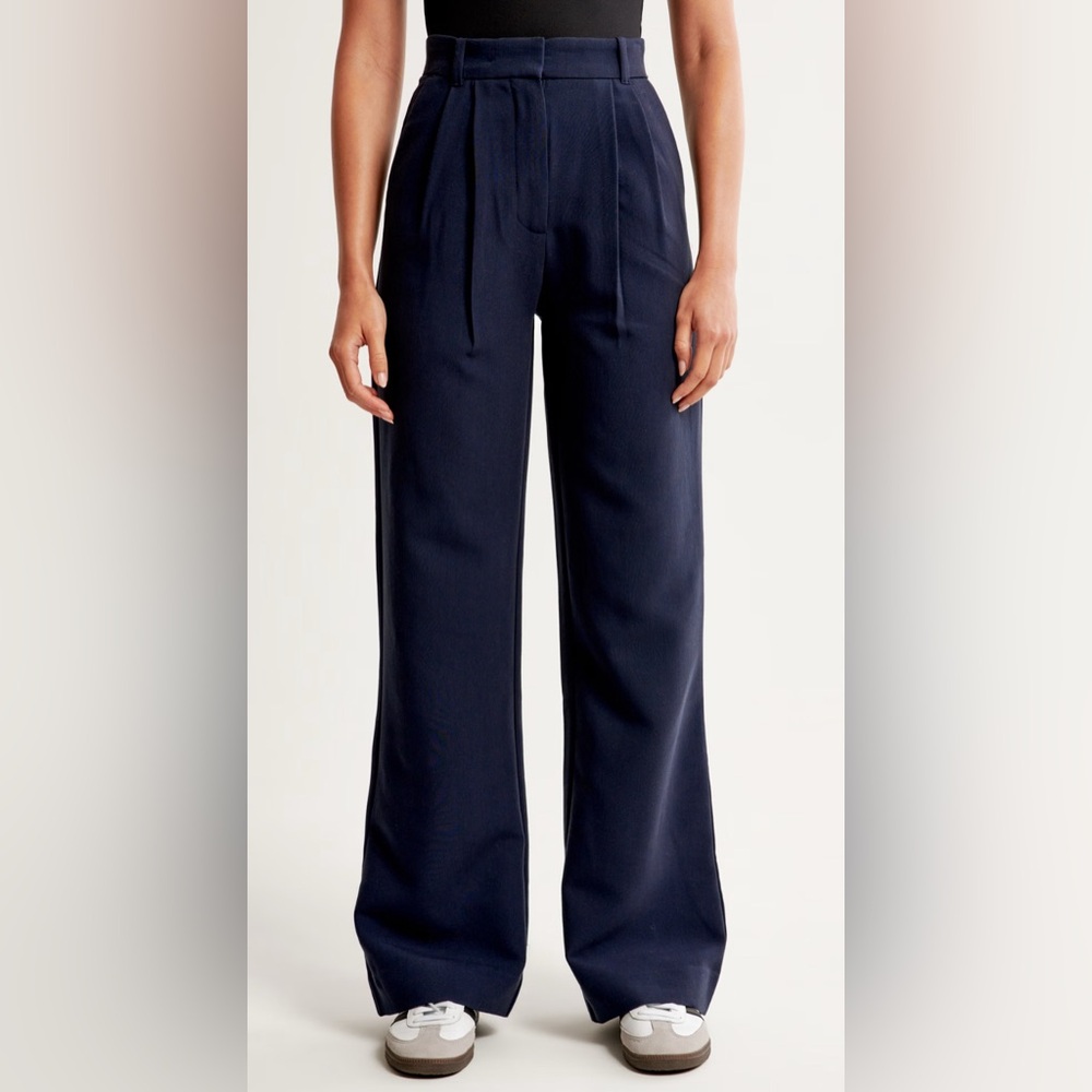 Abercrombie & Fitch Navy Trouser Pants